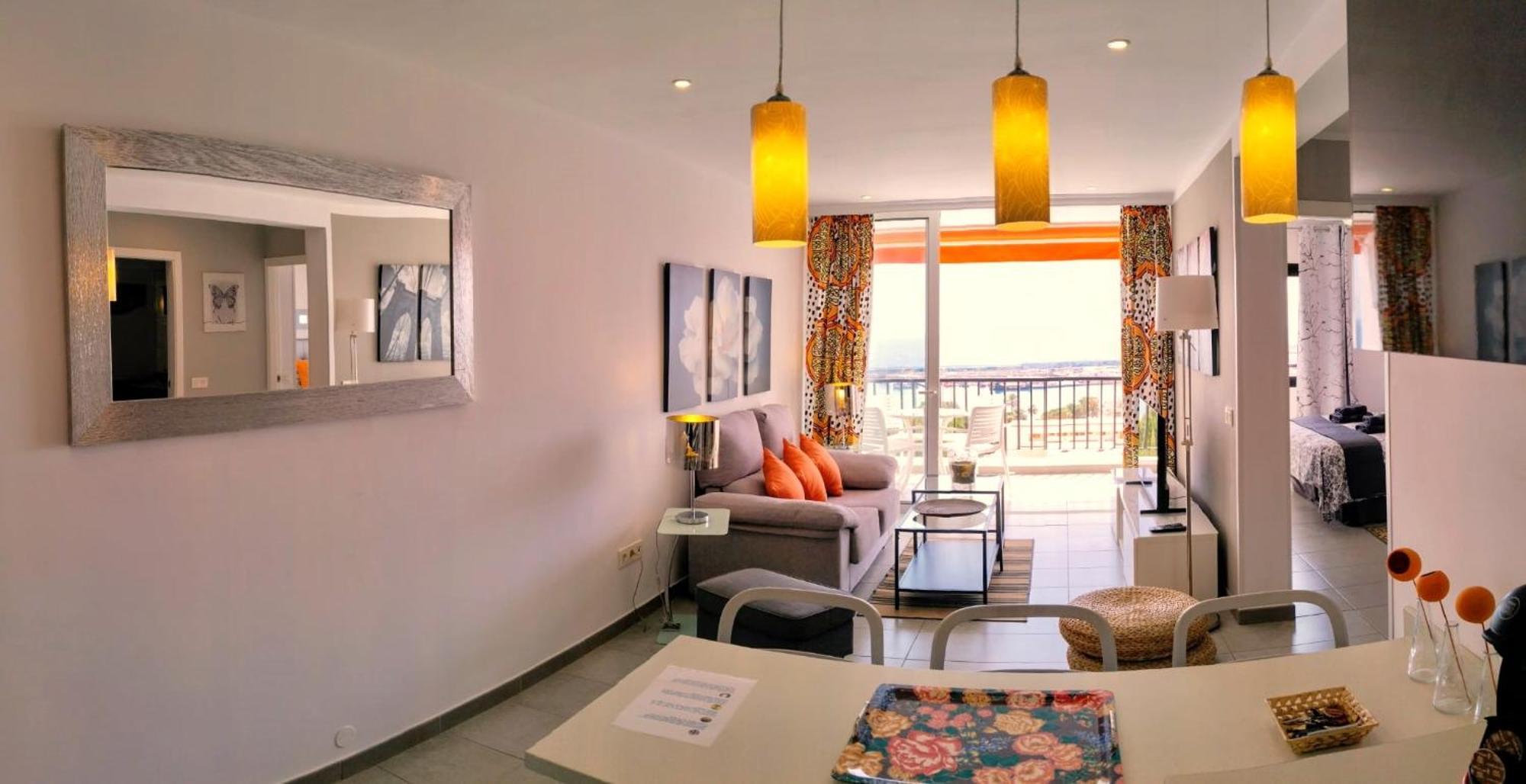 Los Cristianos Appartement Orange Trees Vue Mer Panoramique Exterior foto